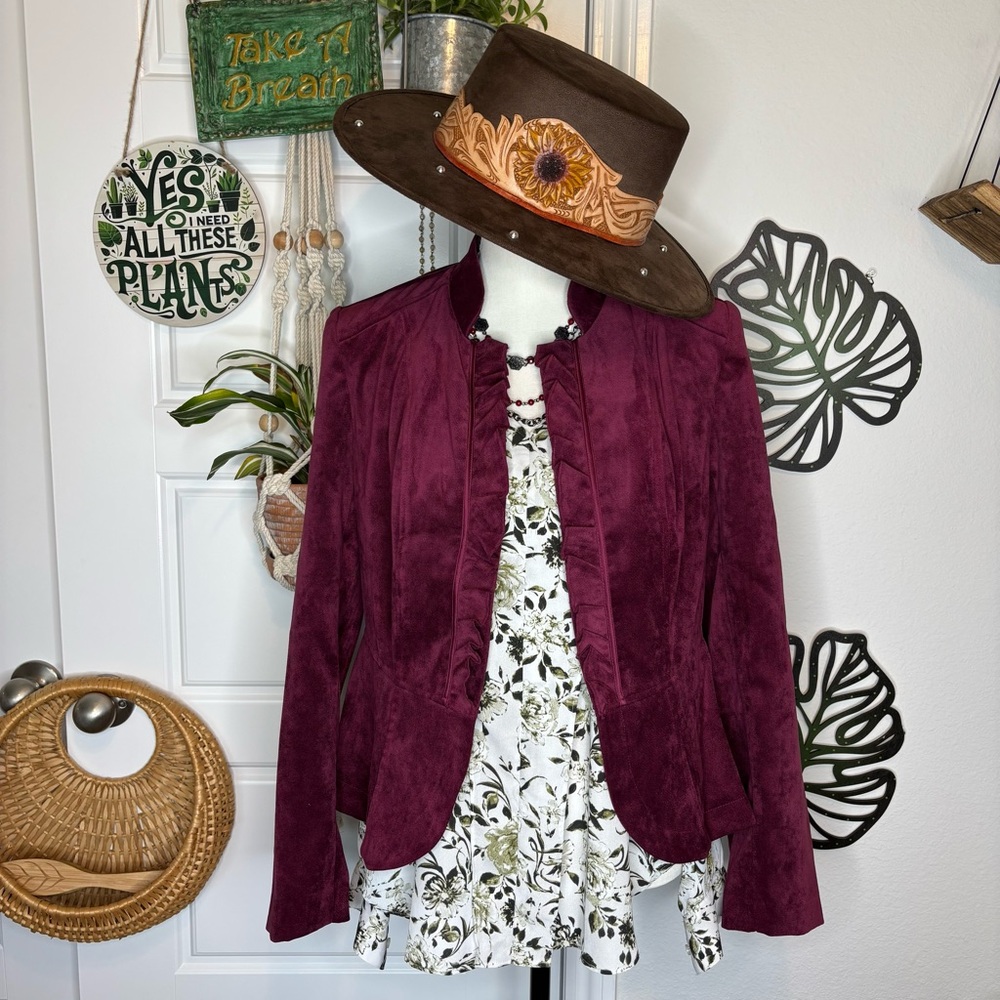 Women's CB Established Velvet Blazer/Jacket - Picture 3 of 12
